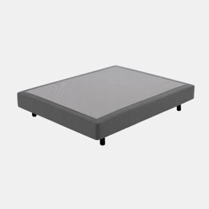 Base 90x190cm tecido na cor cinza escura AREA MOLAFLEX