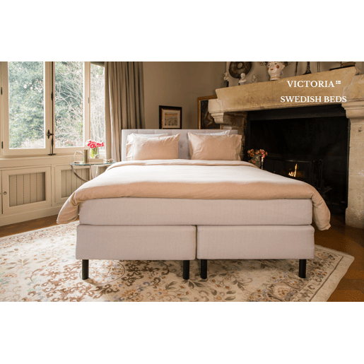Cama boxspring VICTORIA II 160x200cm BEDS OF SWEDEN