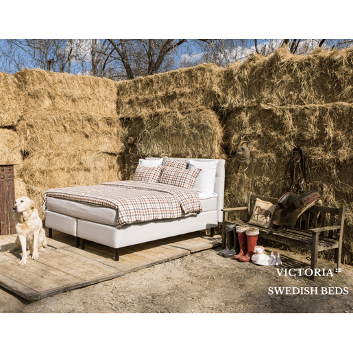 Cama boxspring VICTORIA II 160x200cm BEDS OF SWEDEN