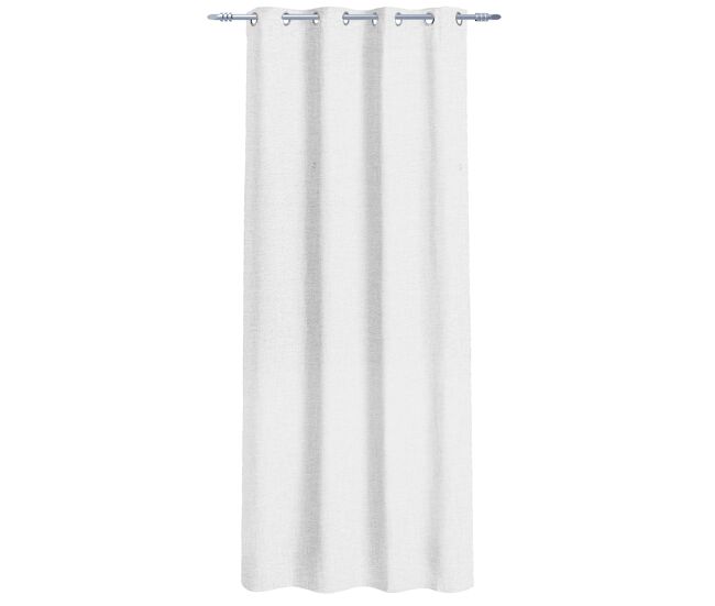 Visillo miami poliéster 140x260cm color blanco