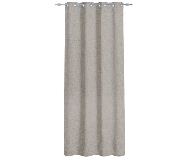 Visillo miami poliéster 140x260cm color gris
