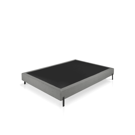 Base estofada tecido yute cinza 140x190cm RENOIR SOMNALIS