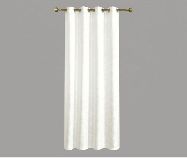 Visillo ollados rimini 140x260cm color blanco