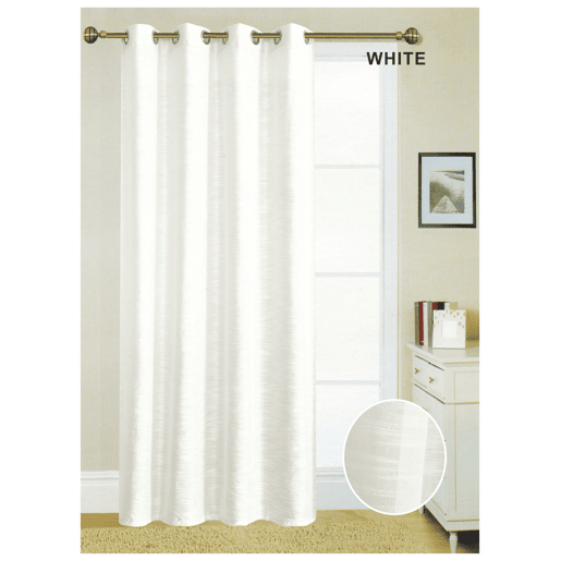 Cortina de ilhós RIMINI 140x260cm cor branco