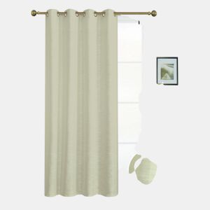Cortina de ilhós RIMINI 140x260cm cor taupe