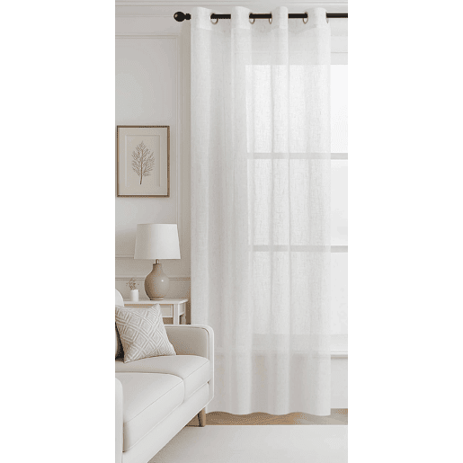 Cortina de ilhós LANTANA 140x260cm cor areia
