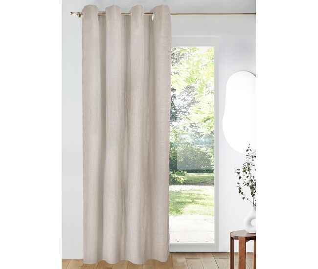 Cortina ollados valencia 140x260cm color gris