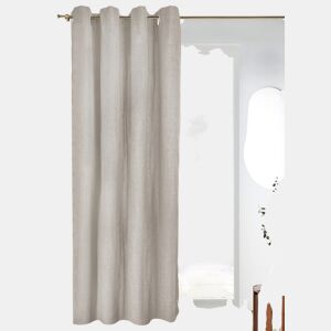 Cortina de ilhós VALENCIA 140x260cm cor taupe