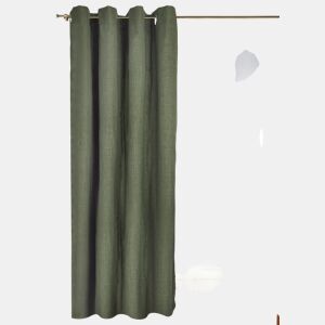 Cortina de ilhós VALENCIA 140x260cm cor verde