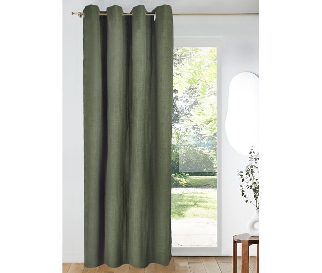 Cortina ollados valencia 140x260cm color verde