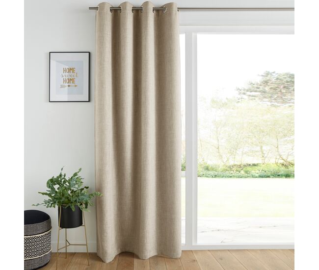 Cortina ollados denia 140x260cm color topo