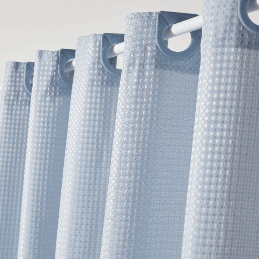 Cortina de banho JACQUARD 180x200cm azul