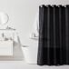 Cortina baño JACQUARD 180x200cm Cortina baño JACQUARD 180x200cm Negro