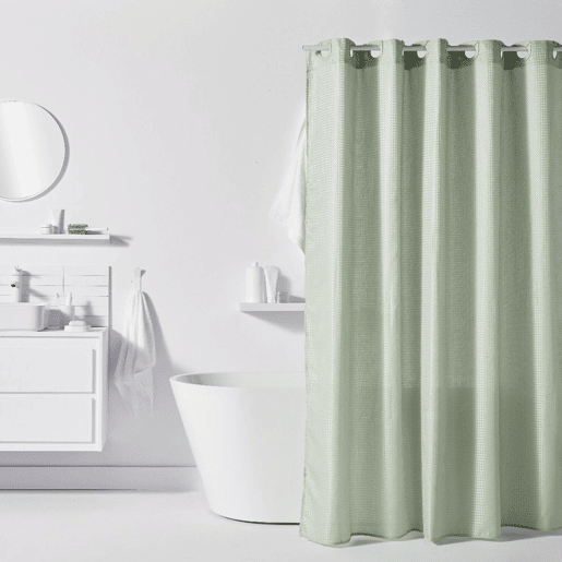Cortina de banho JACQUARD 180x200cm verde