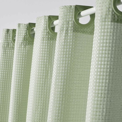 Cortina de banho JACQUARD 180x200cm verde