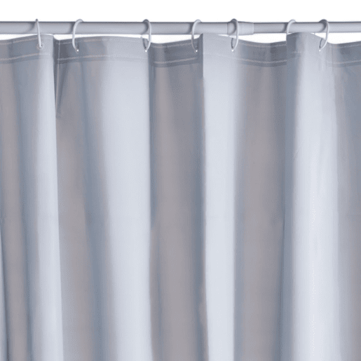 Cortina de banho PEVA 180x200cm azul