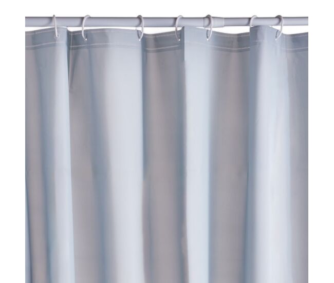Cortina baño peva 180x200cm color azul