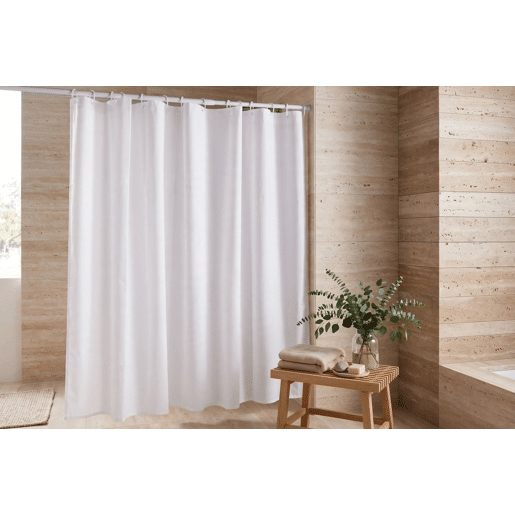 Cortina de banho PEVA 180x200cm branco Cortina de banho PEVA 180x200cm branco
