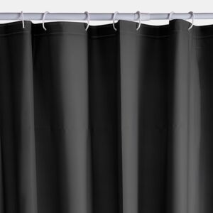 Cortina de banho PEVA 180x200cm preto