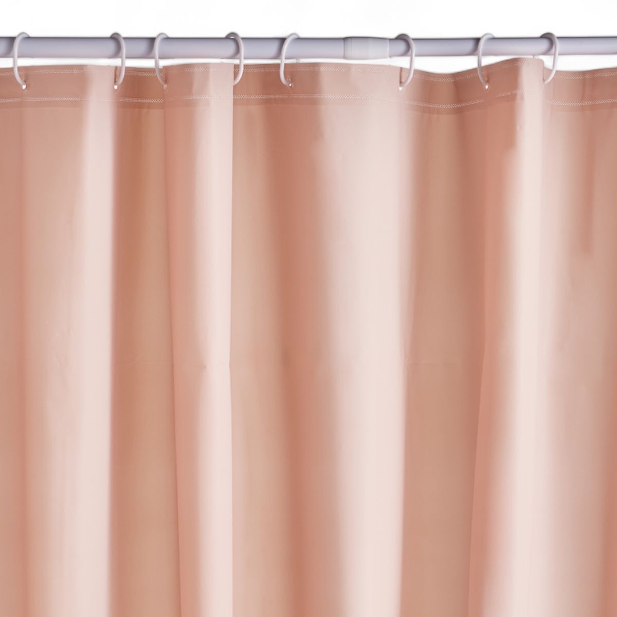 Cortina baño peva 180x200cm color rosa