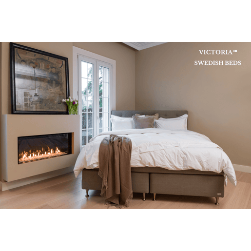 Boxspring VICTORIA LUX180x200cm castanho