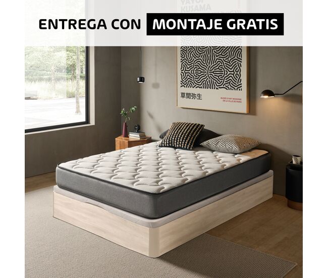 Pack ahorro 150x190cm visco y canapé artico somnalis