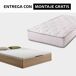 Pack SPRING muelles con visco y canapé madera SOMNALIS Pack SPRING muelles con visco y canapé madera SOMNALIS