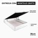 Pack ONE muelles con visco y canapé blanco SOMNALIS Pack ONE muelles con visco y canapé blanco SOMNALIS
