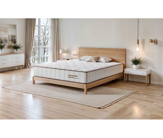 Colchón coconature muelles ensacados 135x190cm somnalis