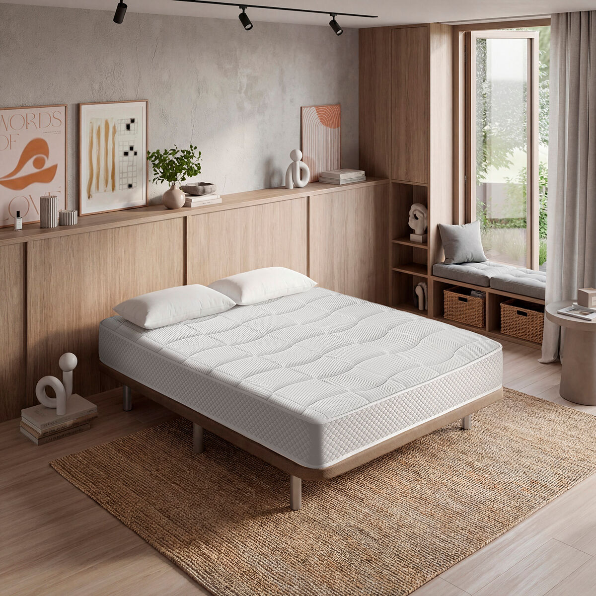 Colchón SHERPA 19 SOMNALIS espuma con almohada 