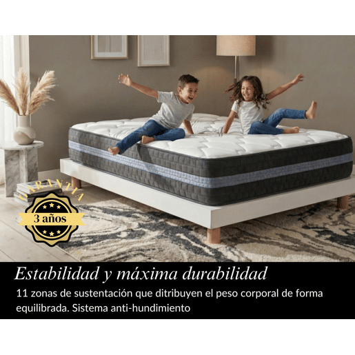 Colchão viscogel DUO BIO THERMAL 200x200cm SOMNALIS 31cm Colchão viscogel DUO BIO THERMAL 200x200cm SOMNALIS 31cm
