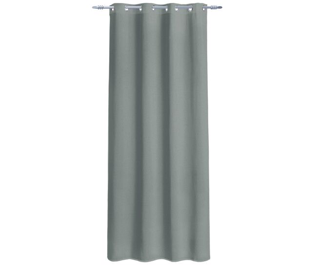 Cortina greta 140x245cm color plata
