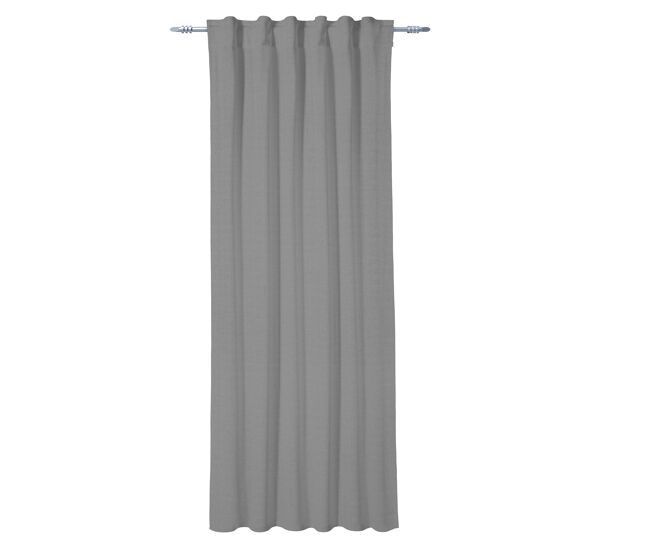 Cortina preston 140x245cm color plata