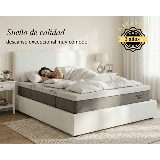 Colchão visco luxe desenfundable MEMORY TOUCH 180x200cm SOMNALIS