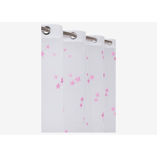 Cortina de rede ESTRELLA 140x260cm cor bege