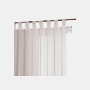 Cortina presilhas CRYSTAL cinza 140x250cm