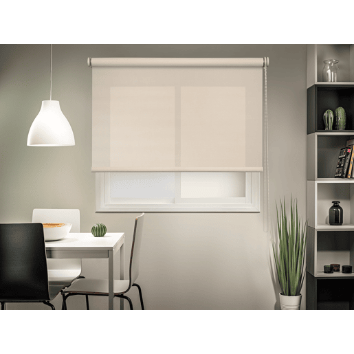 Estore de enrolar SCREEN cinza de poliéster 150x250cm