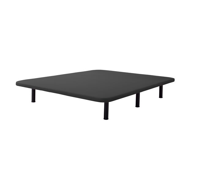Base de cama tapizada 3d negro 90x200cm