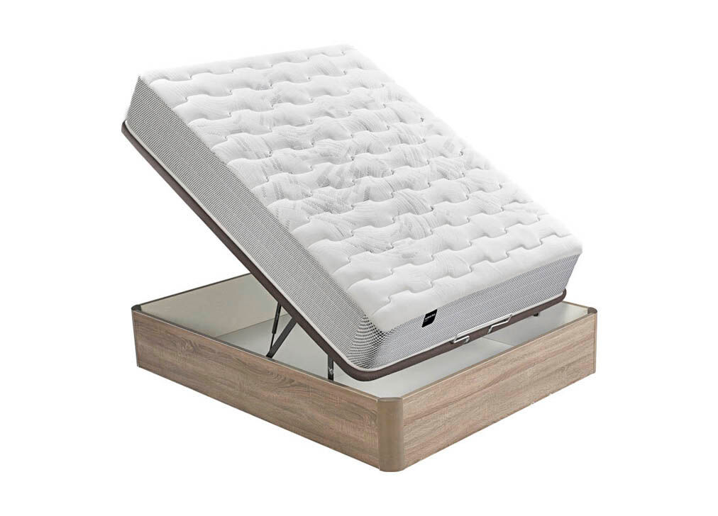 Colchón PEGASUS 8K BULTEX de material celular + canapé gratis Pikolin color britania