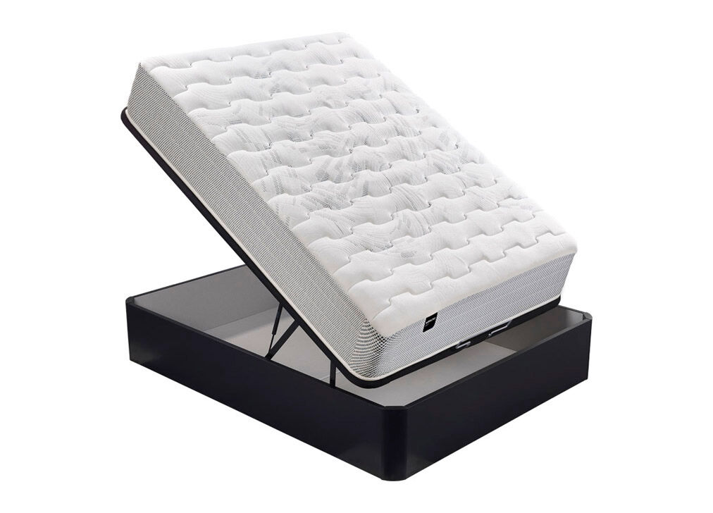 Colchón PEGASUS 8K BULTEX de material celular + canapé gratis Pikolin color cerezo