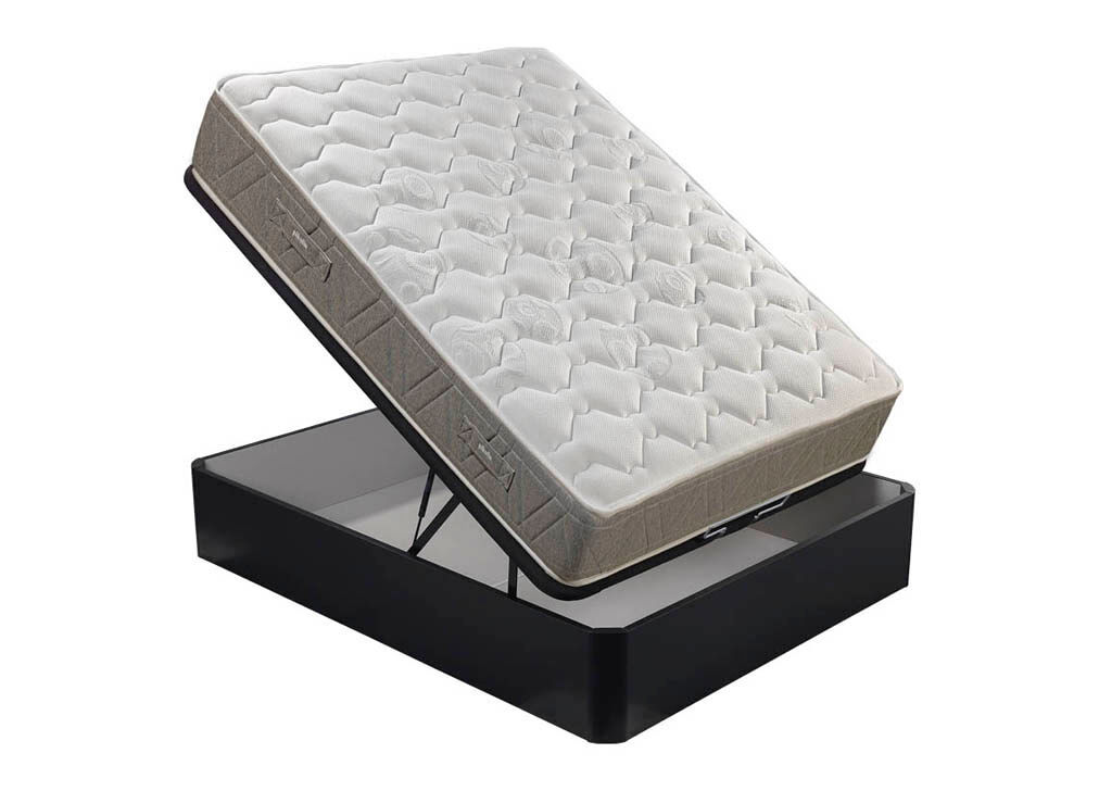 Colchón POCKETLIGHT 8K PIKOLIN de muelles ensacados Adapt-Tech + canapé gratis Pikolin color cerezo