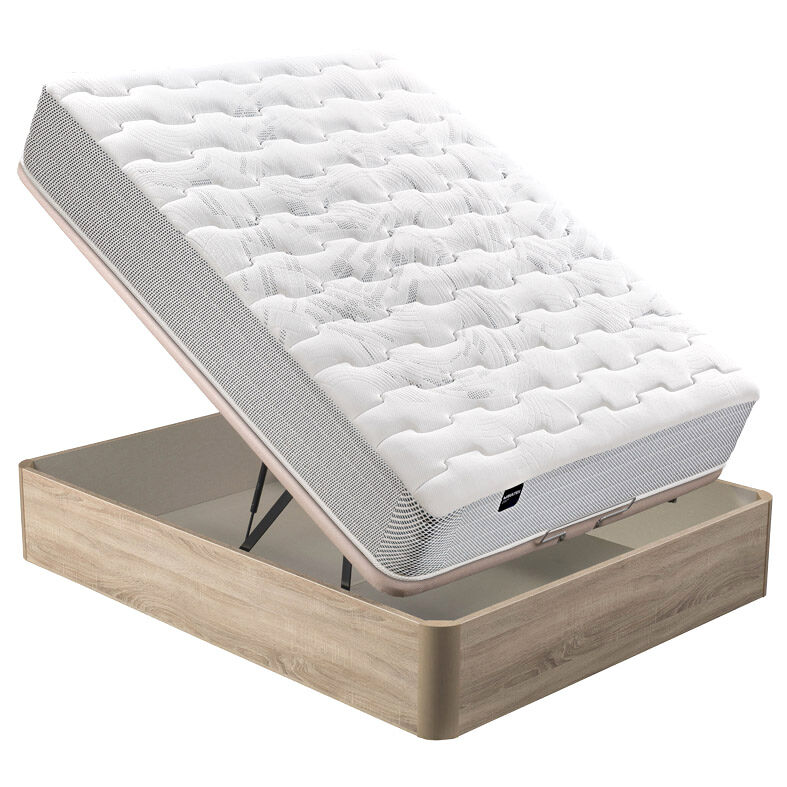 Colchón POCKETLIGHT 8K PIKOLIN de muelles ensacados Adapt-Tech + canapé gratis Pikolin color natural