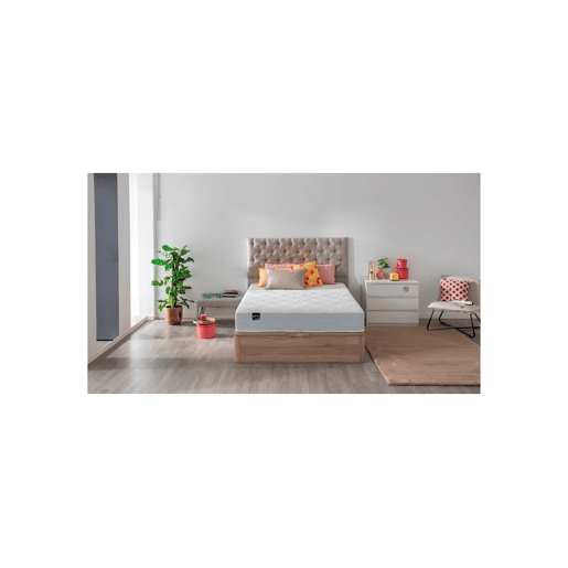 Colchão PEGASUS 8K BULTEX material celular com sommier cerejeira 150x190cm