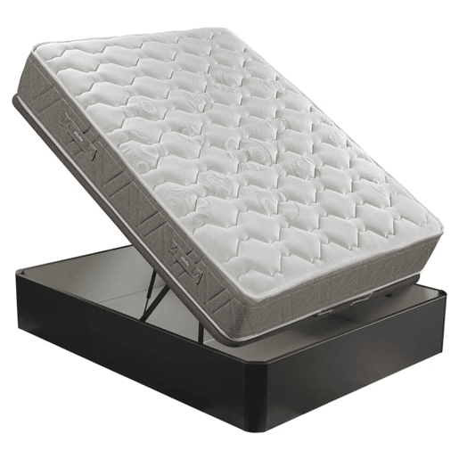 Colchão POCKETLIGHT 8K PIKOLIN molas ensacadas Adapt-Tech com sommier wengué 140x190cm