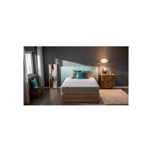 Colchão POCKETLIGHT 8K PIKOLIN molas ensacadas Adapt-Tech com sommier branco 140x190cm