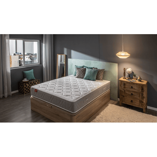 Colchão POCKETLIGHT 8K PIKOLIN molas ensacadas Adapt-Tech com sommier branco 140x190cm