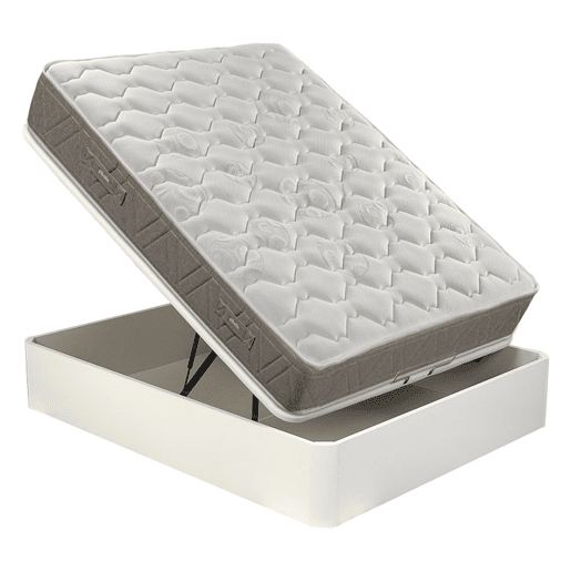 Colchão POCKETLIGHT 8K PIKOLIN molas ensacadas Adapt-Tech com sommier branco 140x190cm