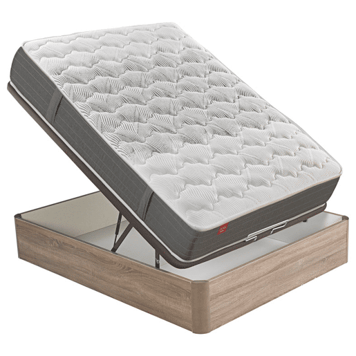 Colchão DREAMLIGHT 8K PIKOLIN molas fio contínuo Normablock com sommier britania 160x200cm