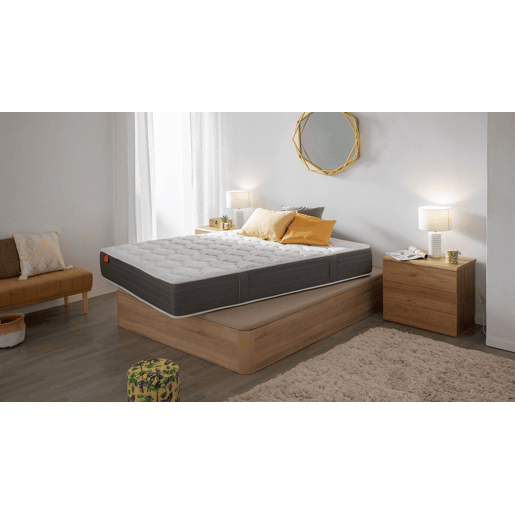 Colchão DREAMLIGHT 8K PIKOLIN molas fio contínuo Normablock com sommier natural 160x200cm