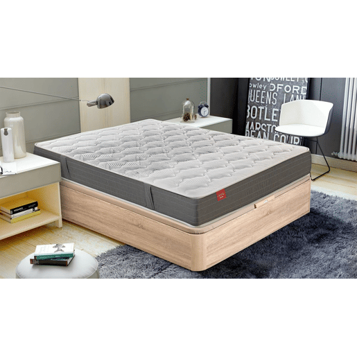 Colchão DREAMLIGHT 8K PIKOLIN molas fio contínuo Normablock com sommier natural 160x200cm